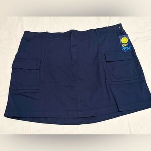 NWT KIWI FRESH SKORT Navy Blue Cargo SIZE 16